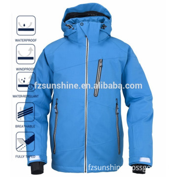 2016 3-Layer Shell Fabric full seam taped Waterproof Active Ski Clothes